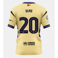 Barcelona Dani Olmo #20 Vonkajší futbalový dres 2025-26 Krátky Rukáv